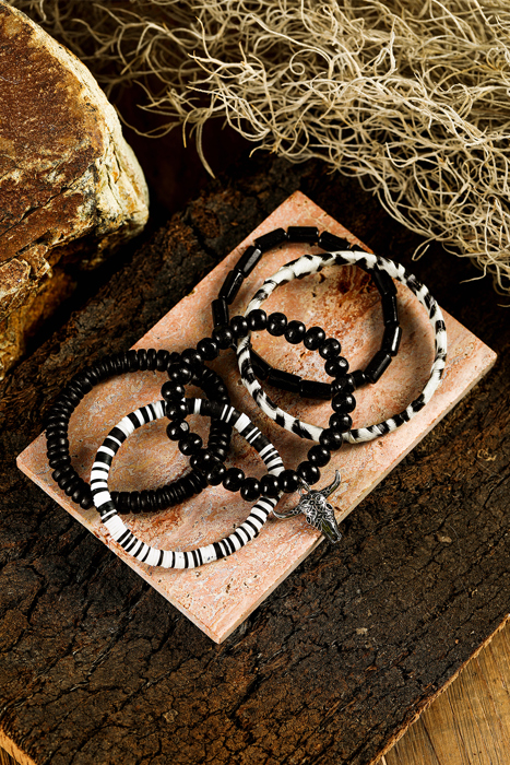 Elisa Charm 5pcs Bracelet Set