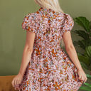  Elisa Floral High Waist Mini Dress