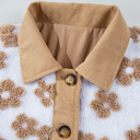  Elisa Pattern Up Fleece Jacket