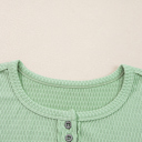  Elise Sleeve Henley top Long Sleeve Top