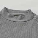  Elizabeth Crewneck Ribbed top Long Sleeve Top