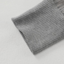  Elizabeth Crewneck Ribbed top Long Sleeve Top