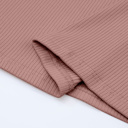  Elizabeth Crewneck Ribbed top Long Sleeve Top