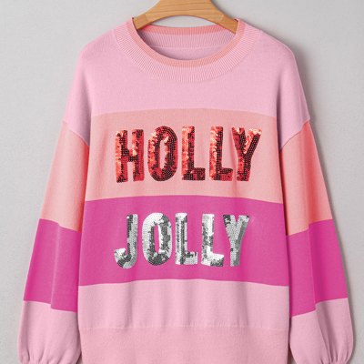 Elizabeth Jolly Color Block Sweater