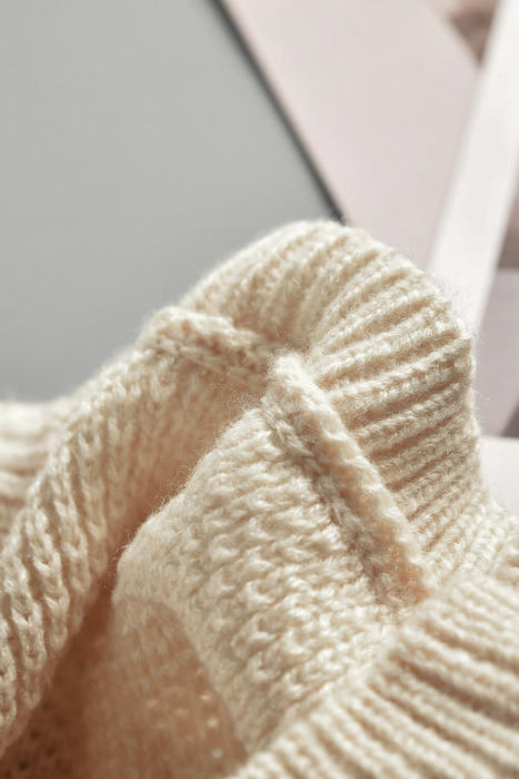 Elizabeth Netted Texture Pullover Sweater