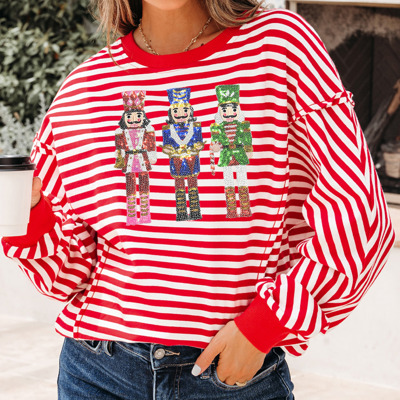 Elizabeth Patched Drop Shoulder Top