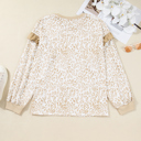  Elizabeth Ruffled arm Sweatshirt