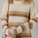  Elizabeth Shoulder Knit Baggy Sweater