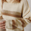  Elizabeth Shoulder Knit Baggy Sweater