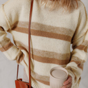  Elizabeth Shoulder Knit Baggy Sweater