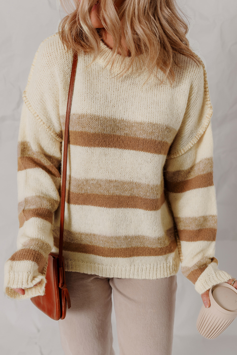 Elizabeth Shoulder Knit Baggy Sweater