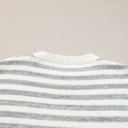  Elizabeth Stripe Drop Shoulder Sweater