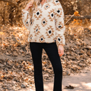  Elizy Quarter Zip Collar Sweatshirt