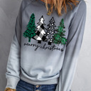  Ella Color Print Graphic Sweatshirt