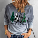  Ella Color Print Graphic Sweatshirt