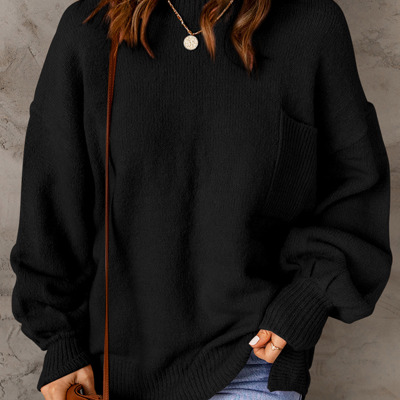 Ella Color Puffy Sleeve Sweater