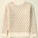 Oatmeal XL Ella Drop Shoulder Loose Sweater