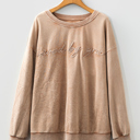 Ella Embroidered Mineral Wash Sweatshirt