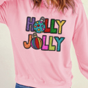  Ella Festive Letter Graphic Sweatshirt