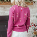  Ella Holiday Drop Shoulder Sweater