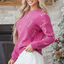  Ella Holiday Drop Shoulder Sweater