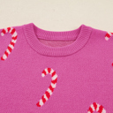  Ella Holiday Drop Shoulder Sweater