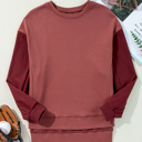  Ella Patchwork Drop Shoulder Pullover