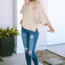  Ella Ribbed Knit Dolman Sweater
