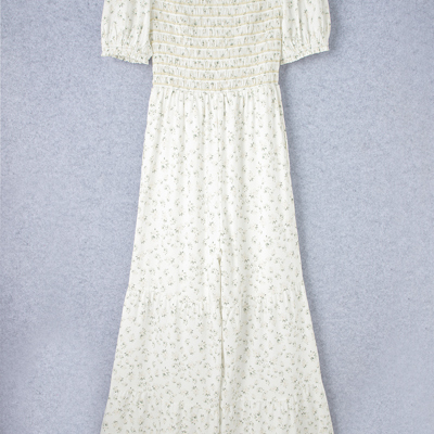 Ella Short Puff Sleeve Jumpsuit