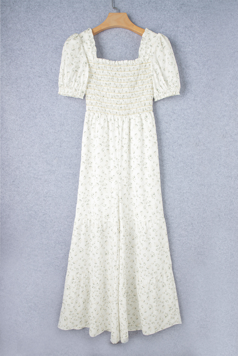 Ella Short Puff Sleeve Jumpsuit