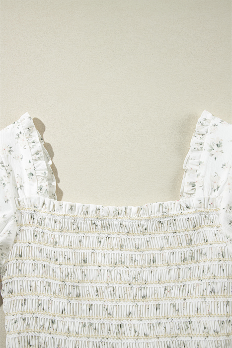 Ella Short Puff Sleeve Jumpsuit