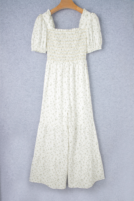 Ella Short Puff Sleeve Jumpsuit