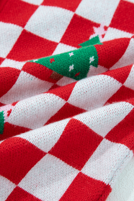 Ella Tree Pattern Cardigan Sweater