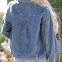  Ella Wind Washed Oversize Jacket