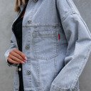  Ella Wind Washed Oversize Jacket