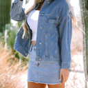  Ella Wind Washed Oversize Jacket