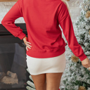  Ellayara Patched Dropped Shoulder Sweatshirt