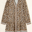 Brown Large Ellianna Sleeve Loose Mini Dress