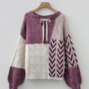  Elliott Back Loose Fit Sweater