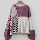  Elliott Back Loose Fit Sweater