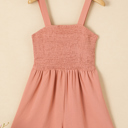  Ellis Casual Smocked Sleeveless Romper