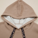  Elodie Textured Drawstring Baggy Hoodie
