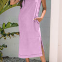 Wisteria XL Eloise Mineral Wash Pocketed T-shirt Long Dress