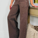  Elora Washed Patch Loose Jeans