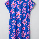  Elouise Floral Drawstring Waist Mini Dress