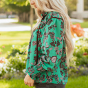  Elouise Shirred Puff Sleeve Blouse