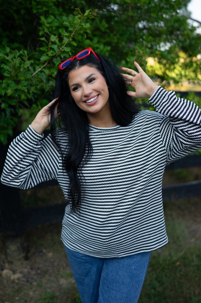 Elouise Stripe Long Sleeve Top