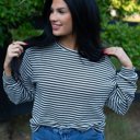  Elouise Stripe Long Sleeve Top