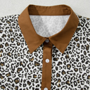  Elsa Puff Sleeve Print PLUS Blouse