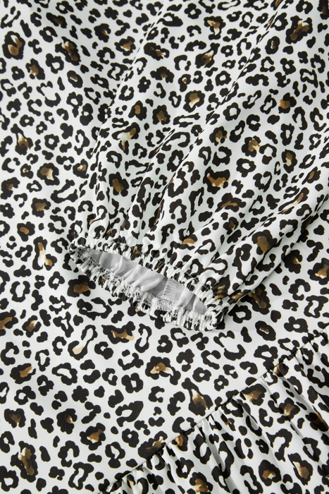 Elsa Puff Sleeve Print PLUS Blouse